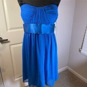 Calvin Klein Royal Blue Cocktail Dress (with attachable straps)